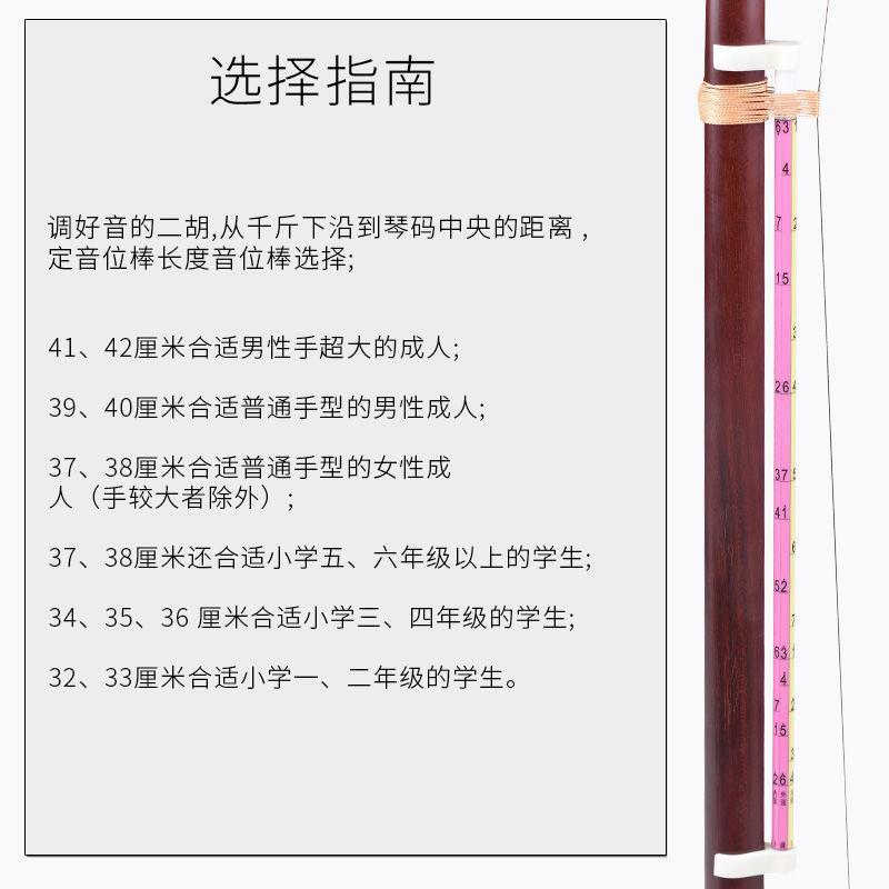 二胡音准辅助仪音阶音位棒初学者指法练习把位表2根个调