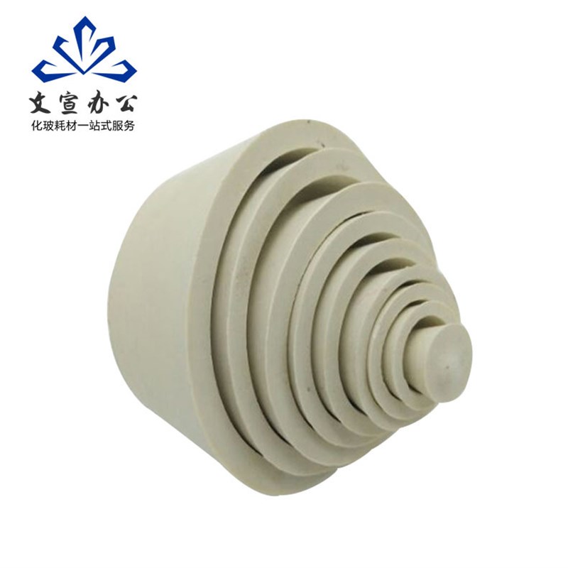 布氏橡胶漏斗托抽滤瓶密封胶圈取代橡胶塞9*1装抽滤用