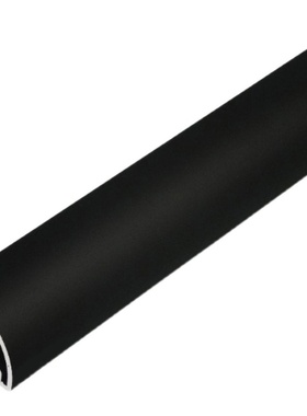 00RH黑色工业铝型材 0R黑半圆铝合金型材 黑色弧形0R铝半圆