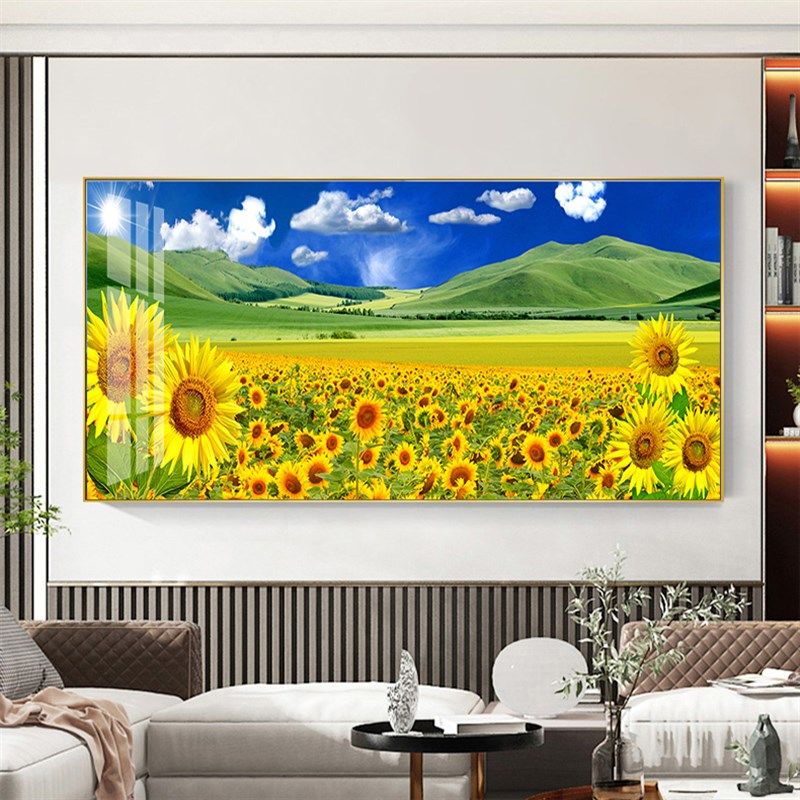 现代客厅装饰画背有靠山风景画沙发背景墙面壁画办公室挂画巨人山,家居饰品,现代装饰画,淘宝优惠券,粉丝福利购,淘宝优惠卷