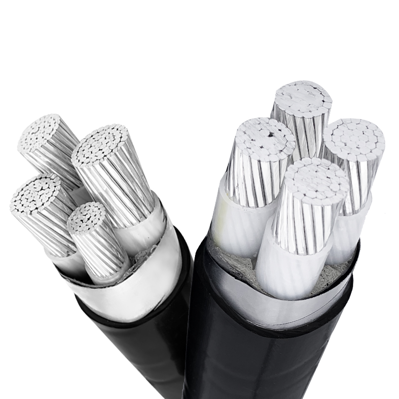 铝芯电缆国标铝电缆线4芯16  35  2平方三相四线铠装铝电缆