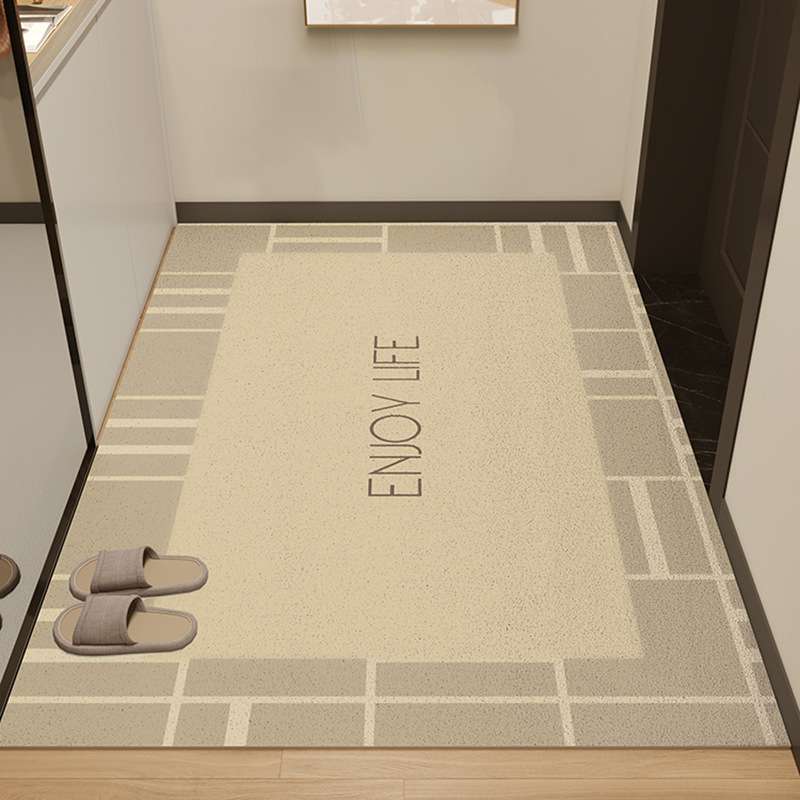 美拉德风入户门地垫地板耐脏家用玄关进门刮泥蹭土丝圈可裁剪