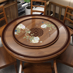 新大圆桌桌布防水防油圆形餐桌垫茶几布垫软桌垫