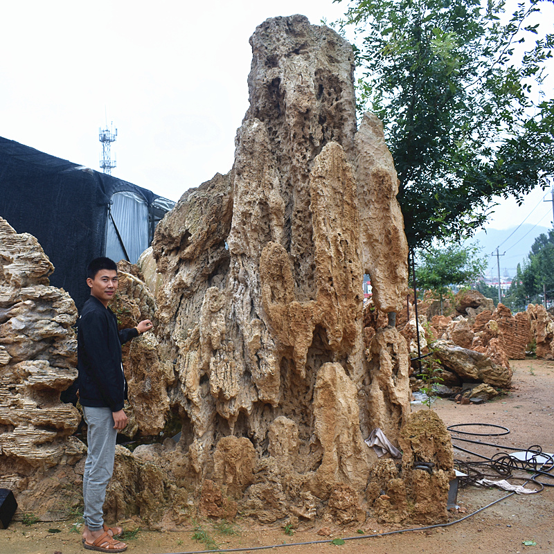 大型庭院上水石吸水石钟乳石假山造景盆景山水奇石高山流水景观石