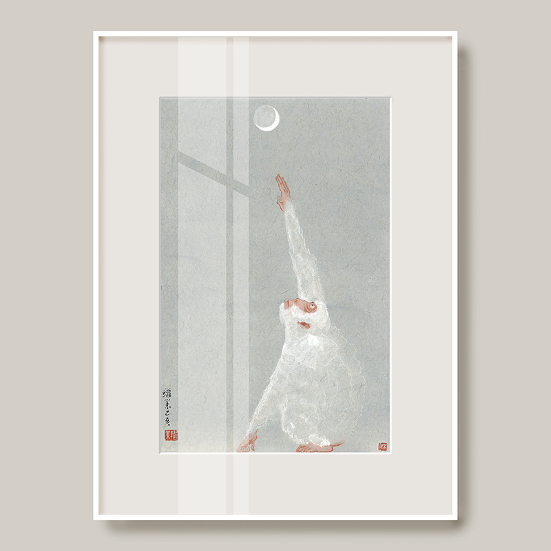 薛继业水墨连框高精版画7*有框客厅卧室卫生间走廊装饰画