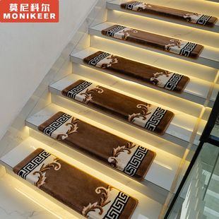 复式实木楼梯踏步垫擦洗地毯阶梯式免胶自粘台阶防滑垫