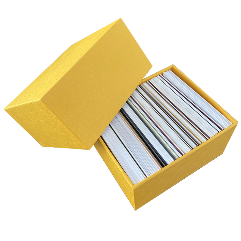 新款特种纸艺术纸名片纸样烫金凹凸常规包装印刷工艺宝典样册样品