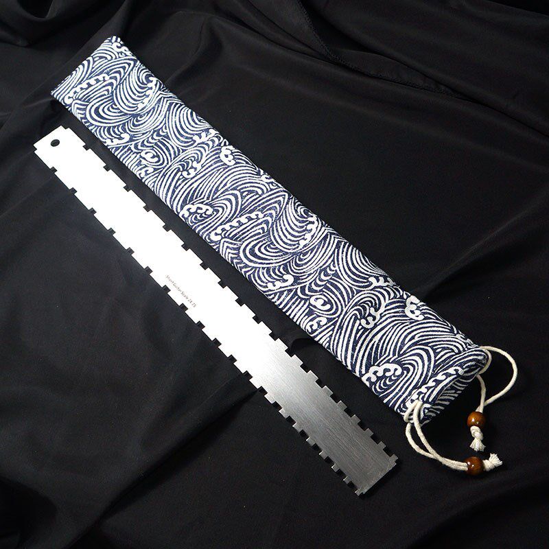 琴颈测量尺 吉他指板弯曲度凹凸缺口钢卡尺 测平调琴工具