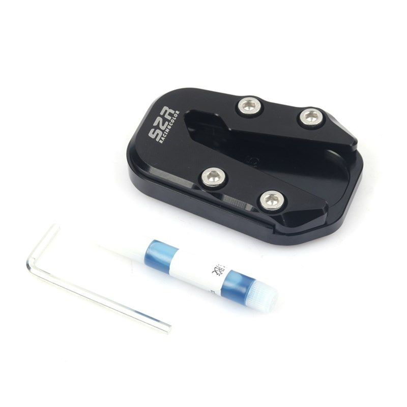 适用赛科龙2年新款R改装加大防滑侧支架边撑边撑脚撑垫