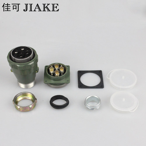 航空金属插座YD9芯连接器大电流防水型工业