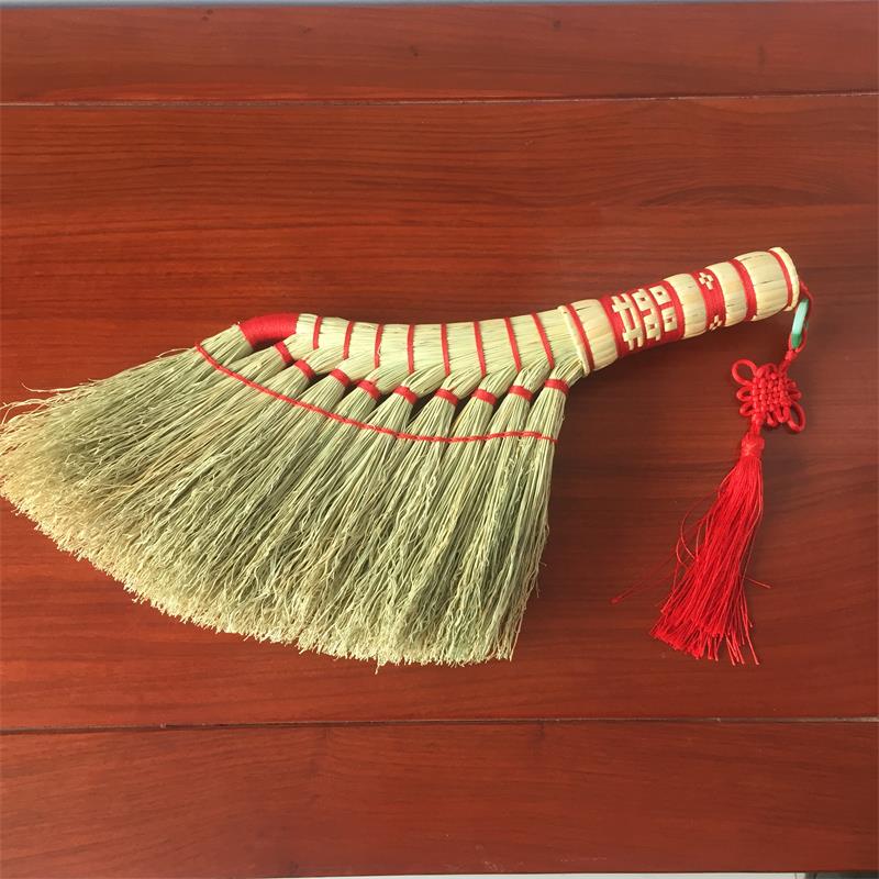 高粱糜子笤帚天然老式手工扫床刷子扫炕扫帚家用搬家结婚用小扫把