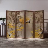 屏风客厅新款 入户正对门酒店遮挡宋代美学屏风