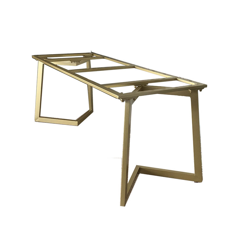 定制铁艺桌脚支架茶几吧台脚大板桌腿桌子金属餐台脚加工架子