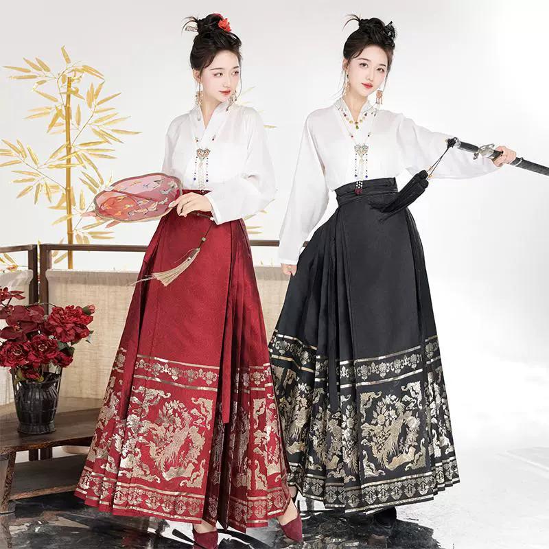 新款一堂缔约原创国风汉服半身裙