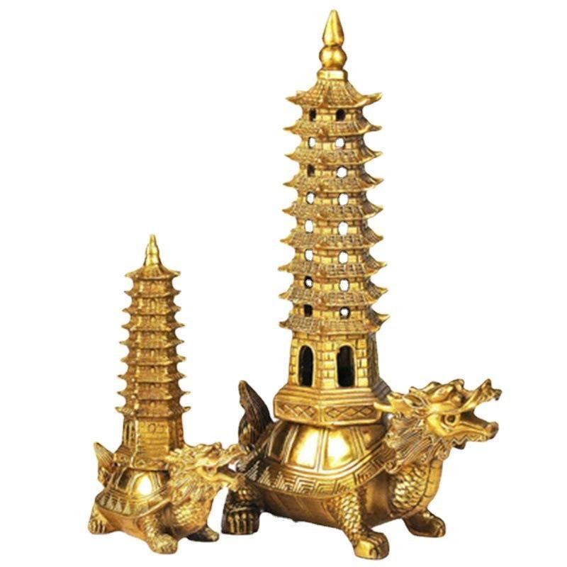 黄铜龙龟文昌塔9九层龙龟托塔龙龟背塔黄铜龙龟葫芦工艺品,金属材料及制品,其他金属制品,淘宝优惠券,粉丝福利购,淘宝优惠卷