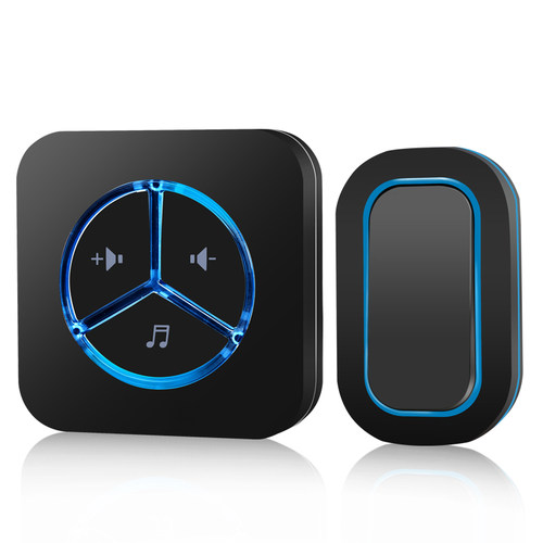 门铃无线家用智能超远距离简单老式遥控电子一拖二大声叮咚呼叫器