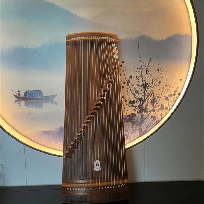 2弦迷你小古筝75 5cm便携式半筝 初学入门演奏小型练习筝米