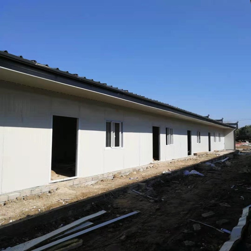 马头墙徽派活动房 豪华型TK式彩钢板房 工地住人临建项目部宿舍房