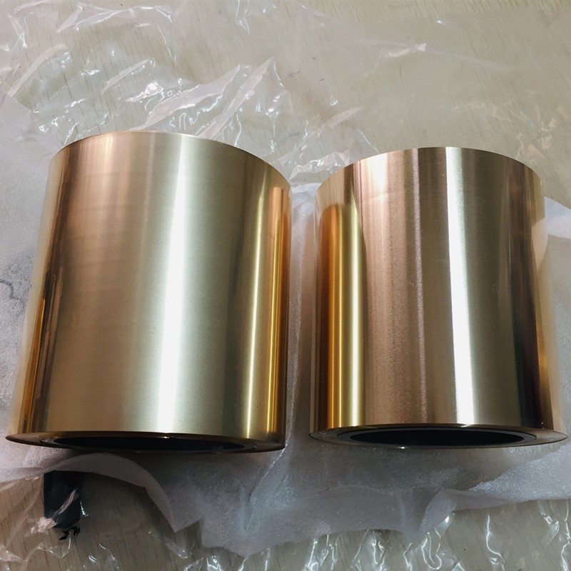 C铍铜带QBe2铍青铜箔.1-1mm 高硬度铍铜弹片垫片 耐磨零件