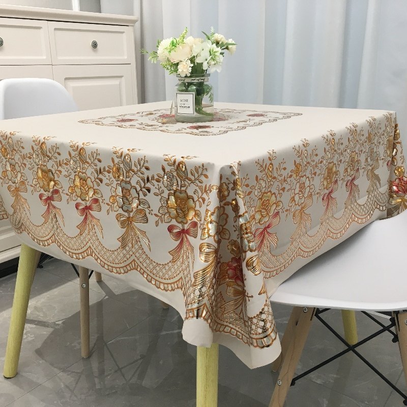 正方形桌布防水防烫防油免洗八仙桌台布欧式塑料茶几桌盖布,居家布艺,桌布,淘宝优惠券,粉丝福利购,淘宝优惠卷