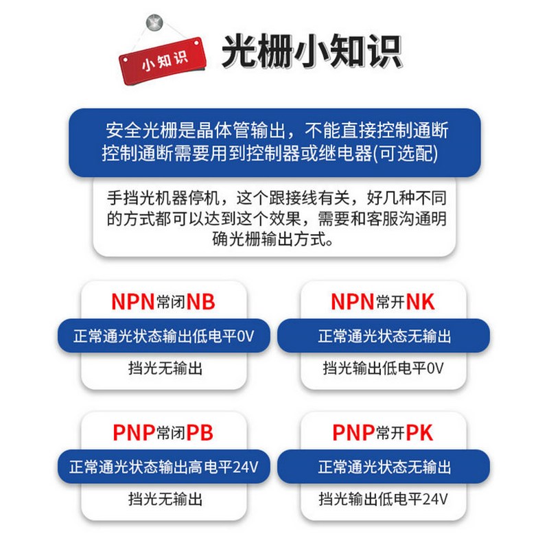 安全光栅光幕传感器红外线对射探测报警器冲床护手保护光幕感应器