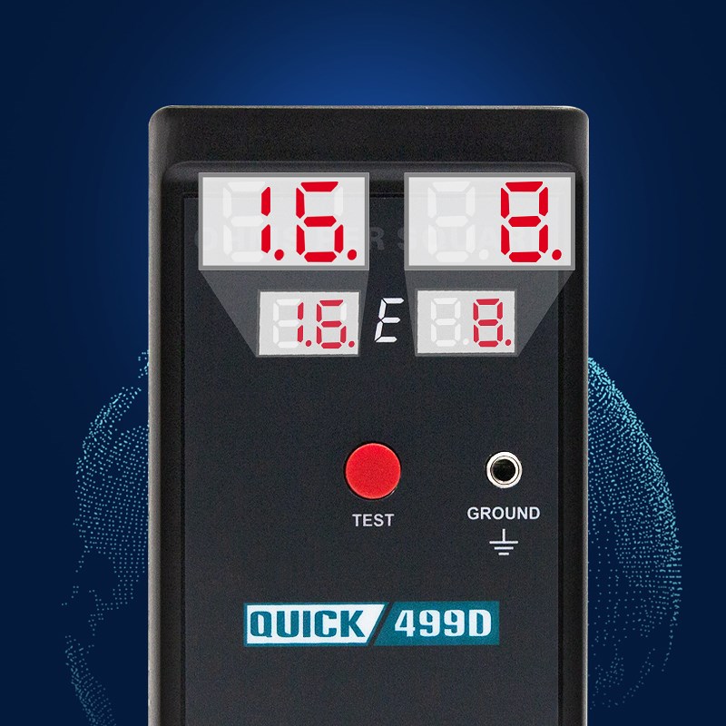 QUICK快克499D表面阻抗测试仪防静电测试仪低电阻表面电阻测量仪