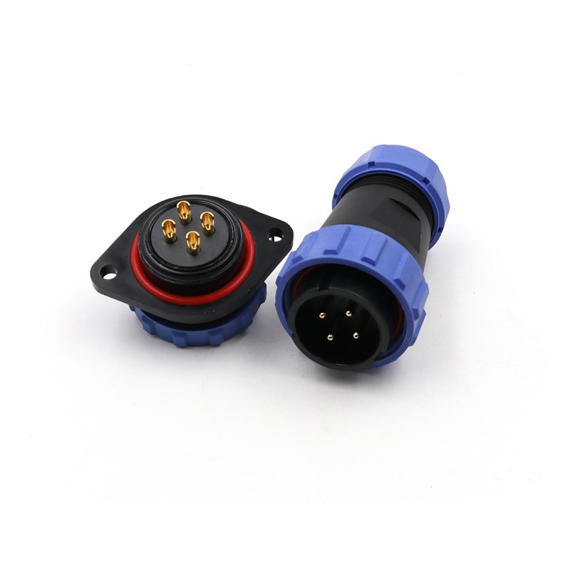 威浦 防水航空插座 P29-2--芯7芯9芯芯2芯2芯两眼法兰