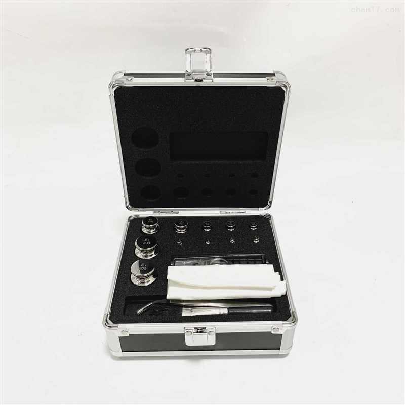 E2等级砝码装 1mg-100g200g0g31L无磁不锈钢天平校准用砝码