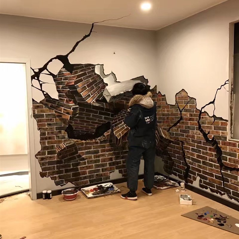 墙面涂鸦苏州上海杭州无锡工装墙体彩绘手绘墙壁画装饰画定制