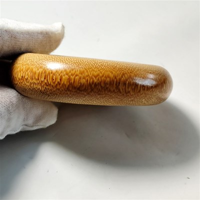 纯手工打磨竹根雕随行把玩件手把件一把抓把玩送礼收藏