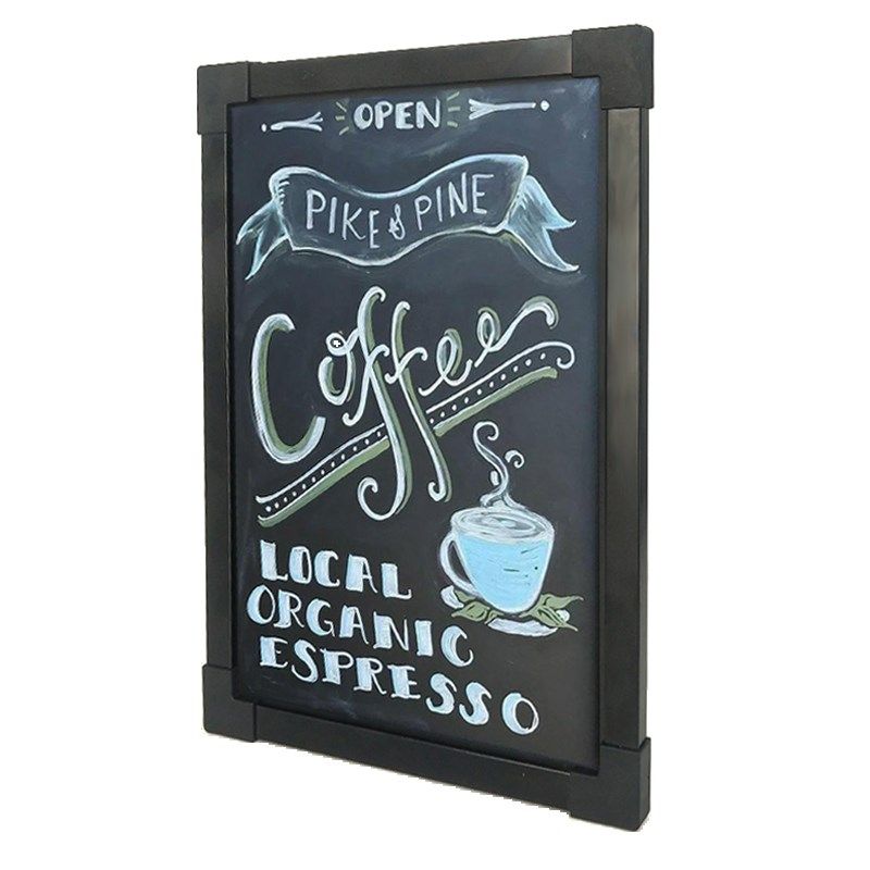 咖啡店小黑板店铺用挂式广告牌菜单价格展示牌挂墙商用价目表