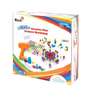 Fitz儿童拧螺丝钉组装 拆卸益智工具箱 电钻男孩动手能力拆装