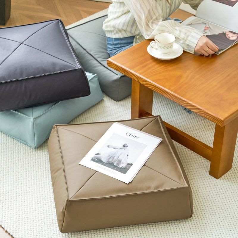 方形地上坐垫蒲团科技布坐墩防水防污防猫抓飘窗客厅大坐垫跪拜垫,居家布艺,蒲团,淘宝优惠券,粉丝福利购,淘宝优惠卷