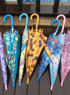 儿童雨伞女童男童小学生幼儿园小童窗小孩儿童伞超轻冰雪公