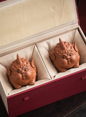 紫砂招财貔貅茶宠摆件创意精品可养个性茶玩茶道茶具茶桌装饰