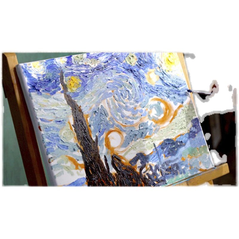 中盛画材 油画布丙烯画框画布百喜图油画布亚麻分切画布油画工具