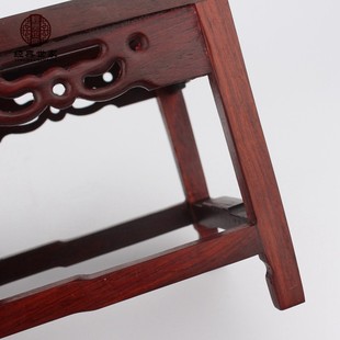 小型酸枝木博古架红木工艺品小博古架实木多宝架底座紫砂壶茶壶