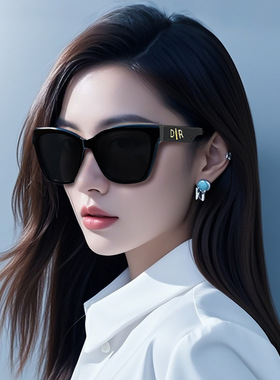 猫眼墨镜2025年新款高级感女防晒太阳镜驾驶防紫外线大框显脸小潮