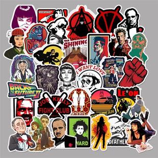 stickers Movie Classic Art Luggage Laptop For 50pcs