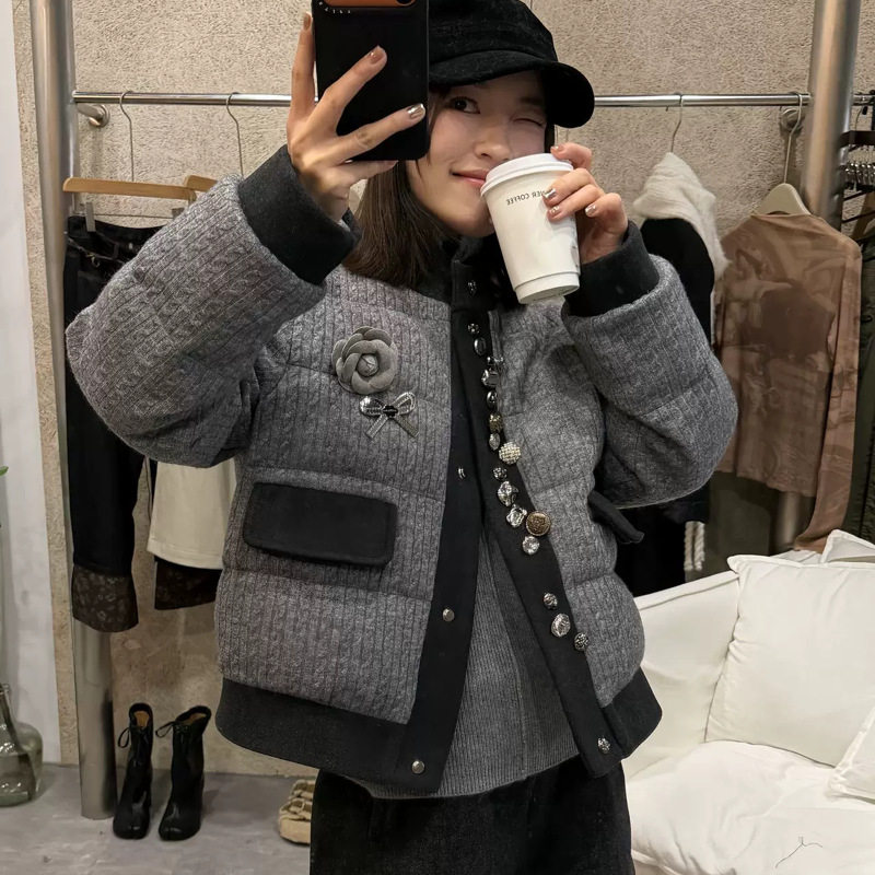 DD【米兰游记】羽绒外套女小个子复古设计感加厚街头鸭绒夹克冬季,户外/登山/野营/旅行用品,羽绒衣,淘宝优惠券,粉丝福利购,淘宝优惠卷