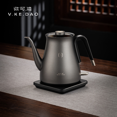微可道新款纯钛烧水壶家用电热水壶快速加热壶自动断电长嘴咖啡壶