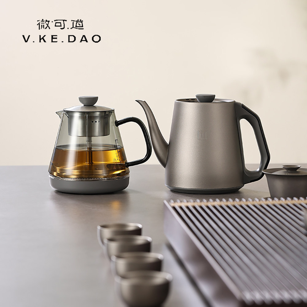 微可道岩板嵌入式烧水壶自动上水煮茶器恒温智能高端纯钛电茶炉