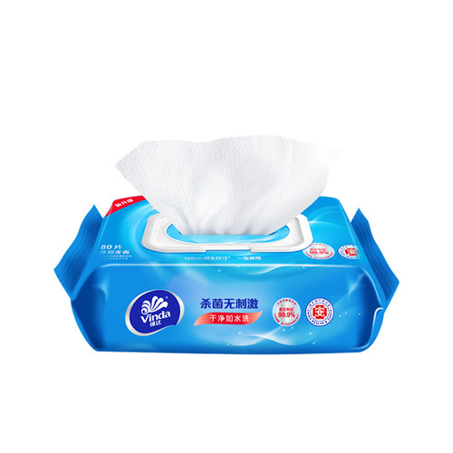 维达杀菌湿巾家庭装80片家用大包