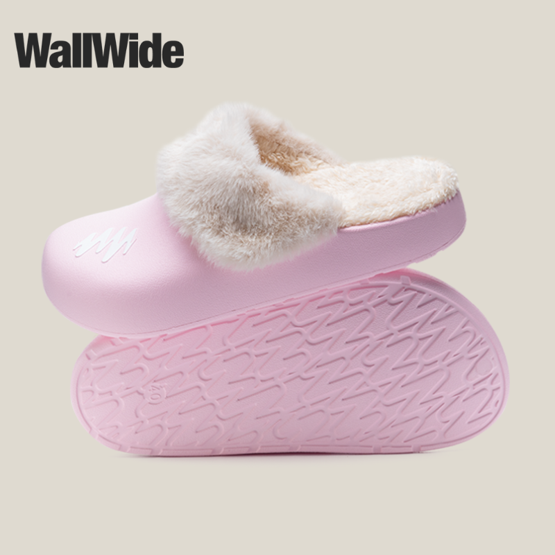 WallWide重构系列25冬款一脚蹬加长绒勃肯鞋休闲半包EVA保暖02D