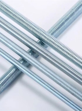 镀锌丝杆米全螺纹全牙条米吊顶螺杆通丝杠MMMMMM