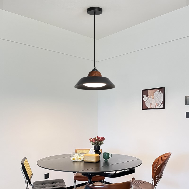 渔夫帽吊灯中古风创意吧台饭厅设计师2024新款简约餐厅灯DP