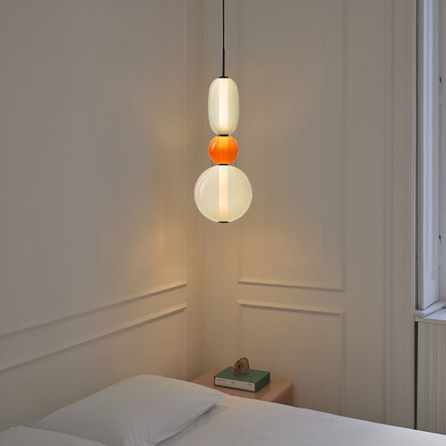 儿童房床头小吊灯创意新款卧室长吊灯浴室梳妆台吊灯