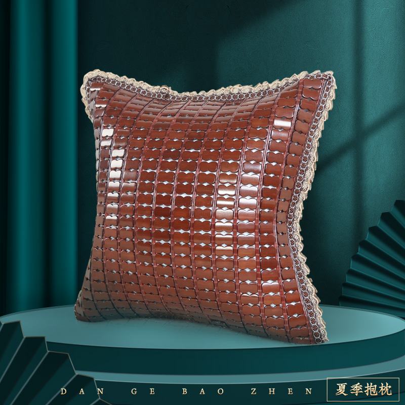 汽车麻将凉席沙发靠背夏天全竹抱枕靠垫夏季沙发靠垫抱枕客厅