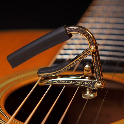 限量HUBB夏伯变调夹玫瑰桃桃C民谣古典电木吉他变音夹子