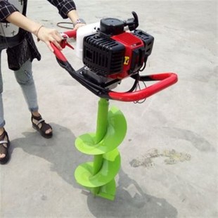 厂促手推式地钻施肥挖坑机 园林植树钻眼机 生产植树刨坑机品